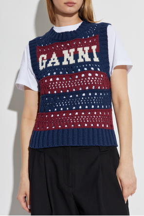 Ganni Vest with logo