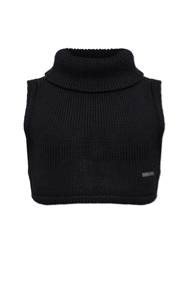 Wool turtleneck vest od Dsquared2