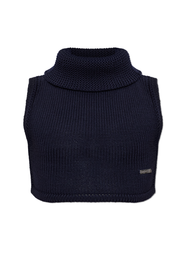 Wool turtleneck vest od Dsquared2