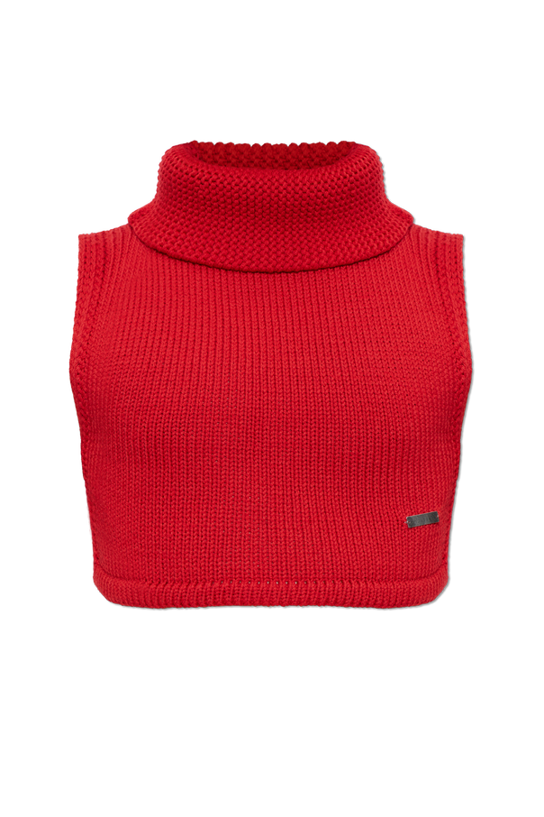 Wool turtleneck vest od Dsquared2