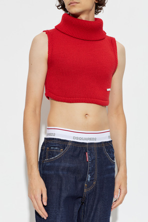 Dsquared2 Wool turtleneck vest
