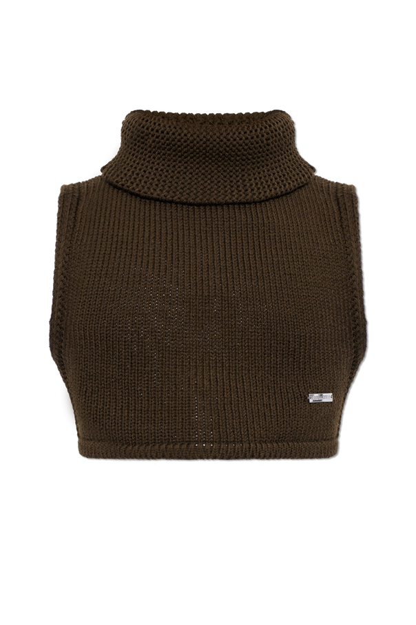 Wool turtleneck vest od Dsquared2