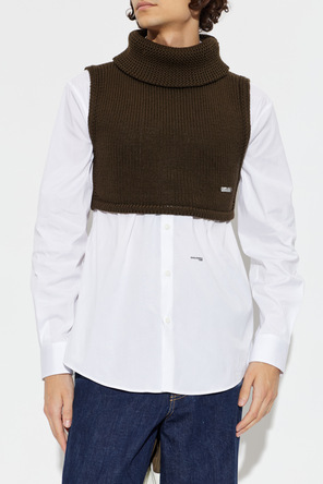 Dsquared2 Wool turtleneck vest