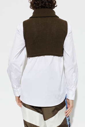 Dsquared2 Wool turtleneck vest