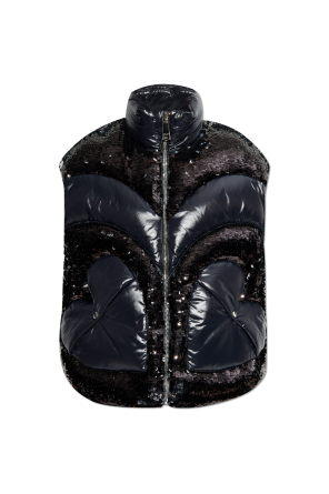 Down vest with sequins od Khrisjoy