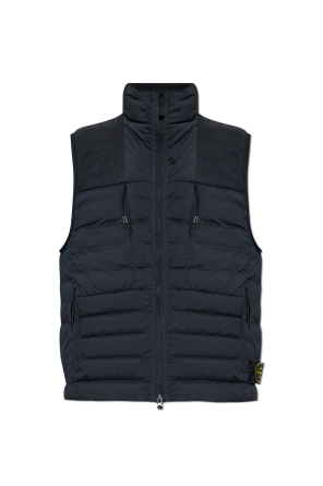 Steppweste mit Stehkragen