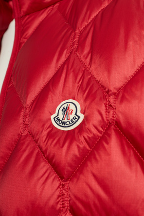 Moncler Puffer vest with logo patch