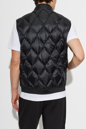 Moncler Quilted vest with logo patch
