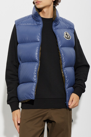 Moncler Quilted vest with logo patch