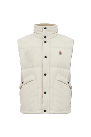 MONCLER GRENOBLE APRÈS-SKI Down Vest 'Evans' Cream for Men