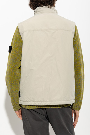 Stone Island Insulated vest with a stand-up collar