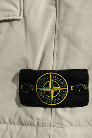 Stone Island Insulated vest with a stand-up collar