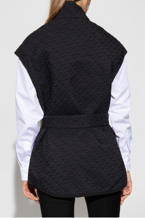Moose Knuckles Quilted vest with standing collar