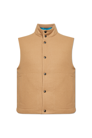 Down vest with stand-up collar od Paul Smith