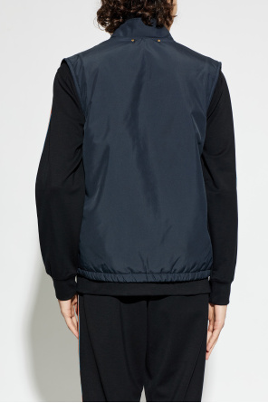 Paul Smith Insulated vest with a stand-up collar