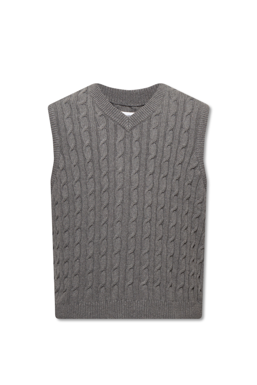 Samsøe & Samsøe Wool kenly Vest in Grey Mens Clothing T-shirts Sleeveless t-shirts for Men Grey 