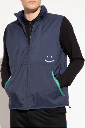 Louis Vuitton presents: A Dynamic Winter Wardrobe Ski Collection Vest with logo