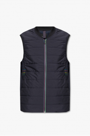 Vest with quilted front panel od PS Paul Smith