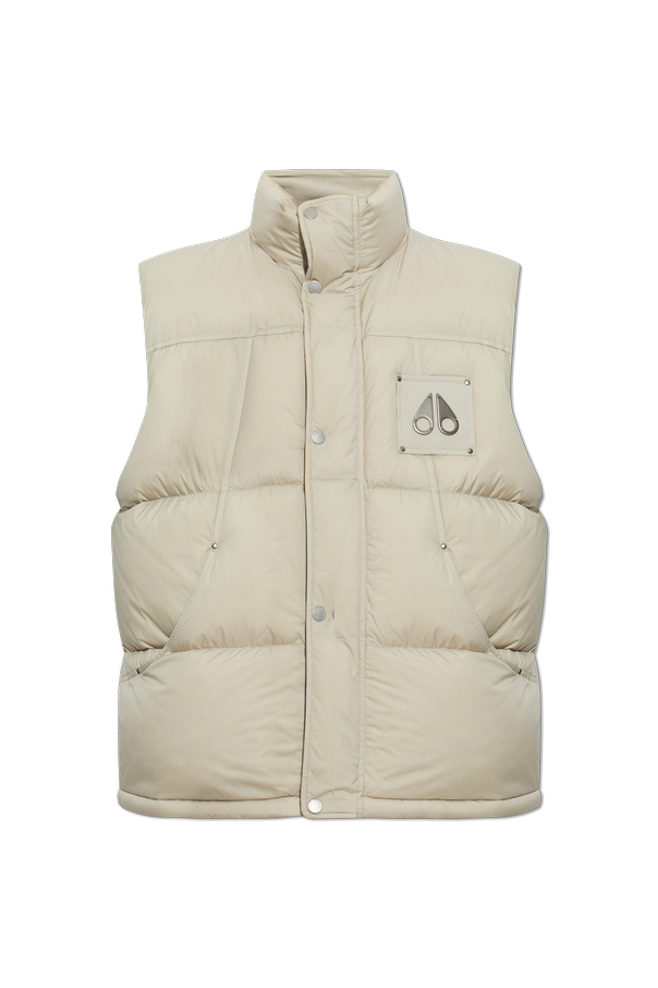 Moose Knuckles Down gilet with logo appliqué