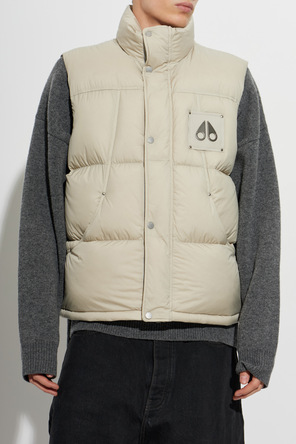Moose Knuckles Down gilet with logo appliqué