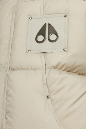 Moose Knuckles Down gilet with logo appliqué