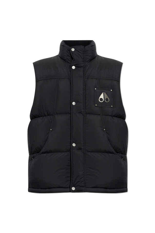 Moose Knuckles Down gilet with logo application