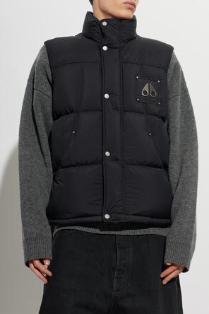Moose Knuckles Down gilet with logo application