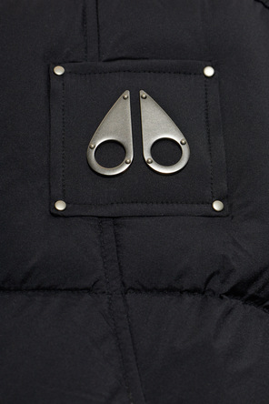 Moose Knuckles Down gilet with logo application