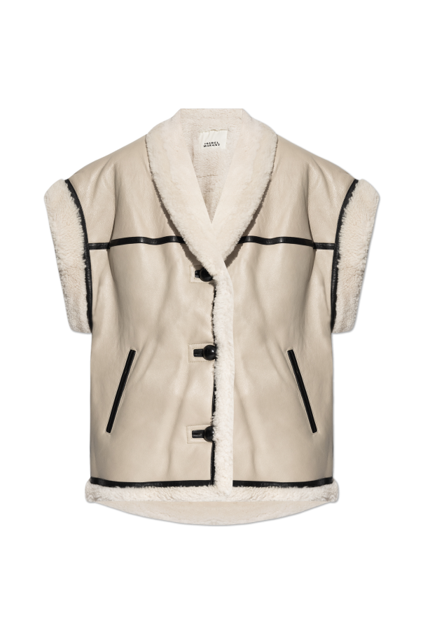 Isabel Marant Leather vest Medilia