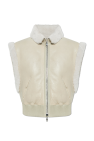 Isabel Marant cream Reversible vest Edwina