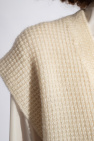 Fabiana Filippi cream V-neck vest
