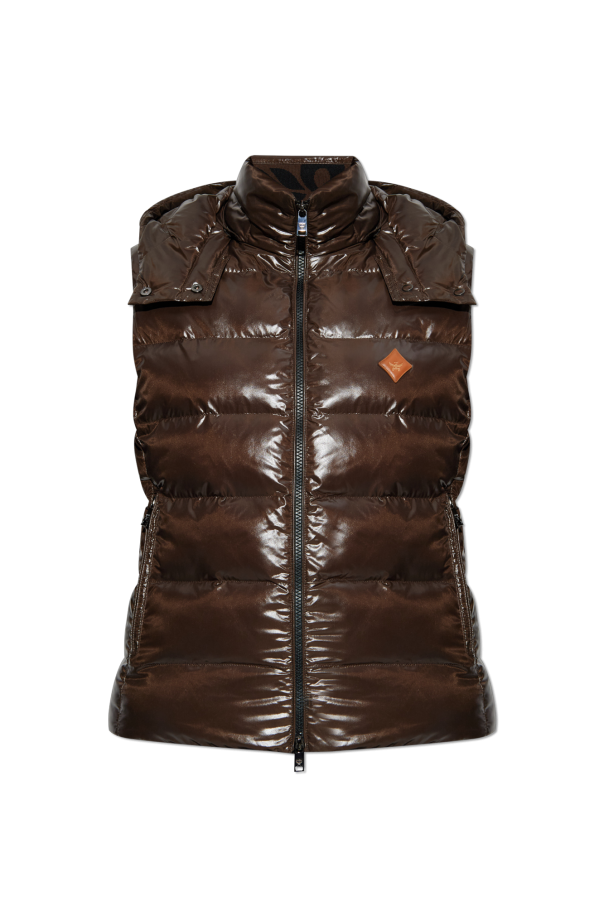 Insulated vest with detachable hood od MCM
