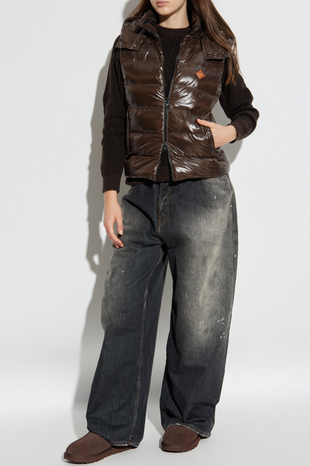 MCM Insulated vest with detachable hood