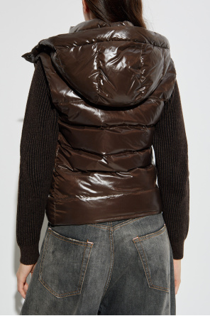 MCM Insulated vest with detachable hood