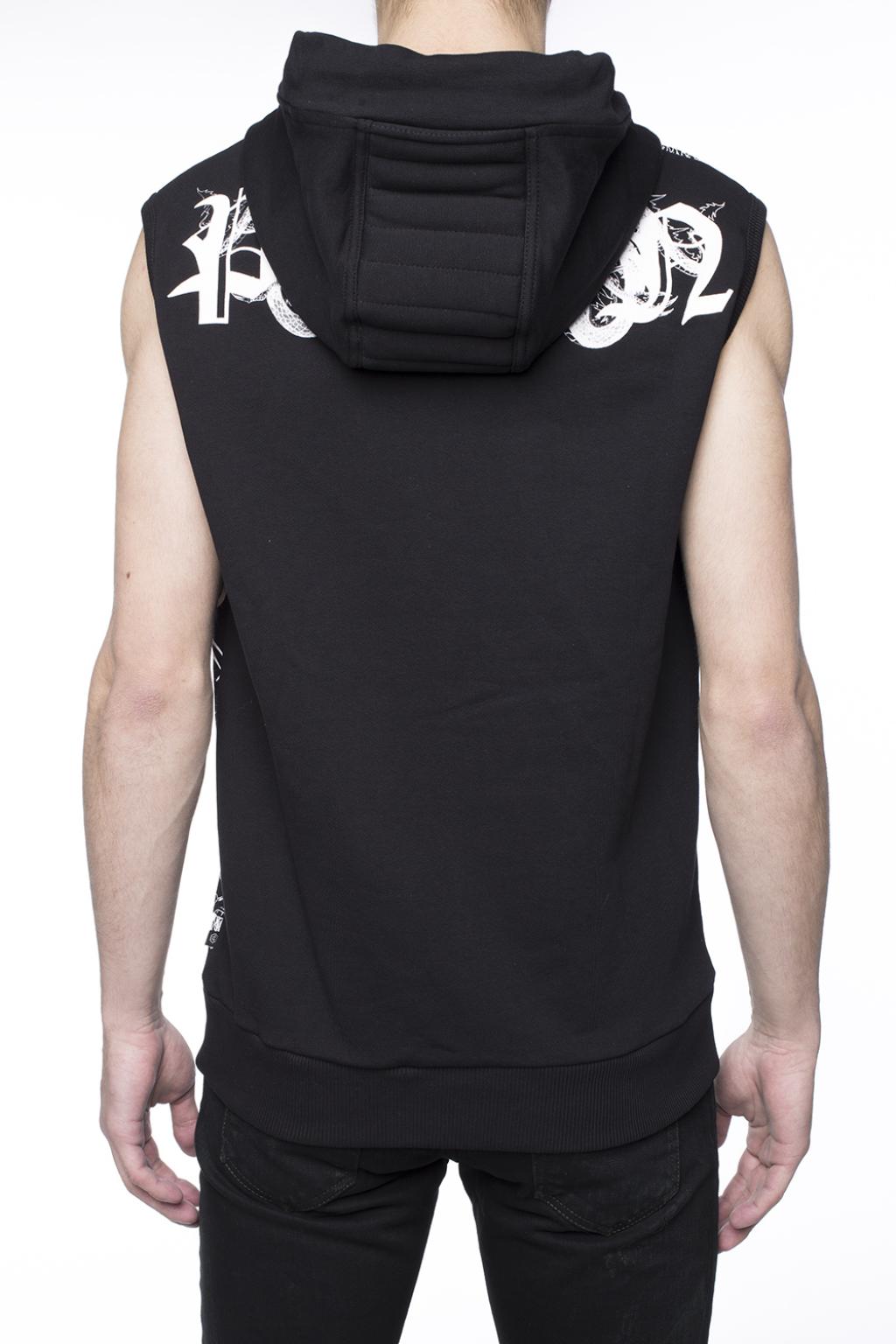 philipp plein sleeveless hoodie