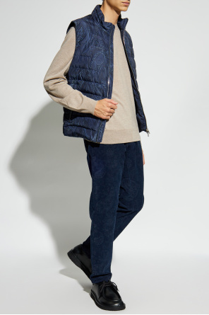 Vest with quilted front od Etro