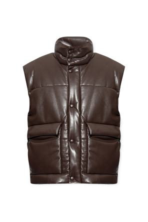 ‘jovan’ vest from vegan leather od Nanushka