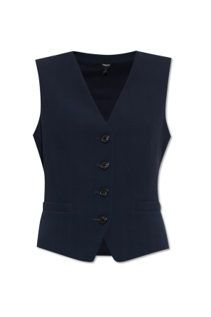 Ribbed waistcoat od Theory