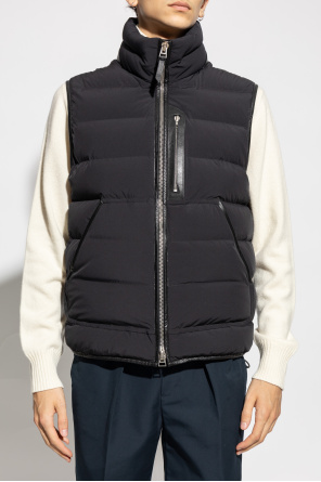 Tom Ford Down vest with stand-up collar