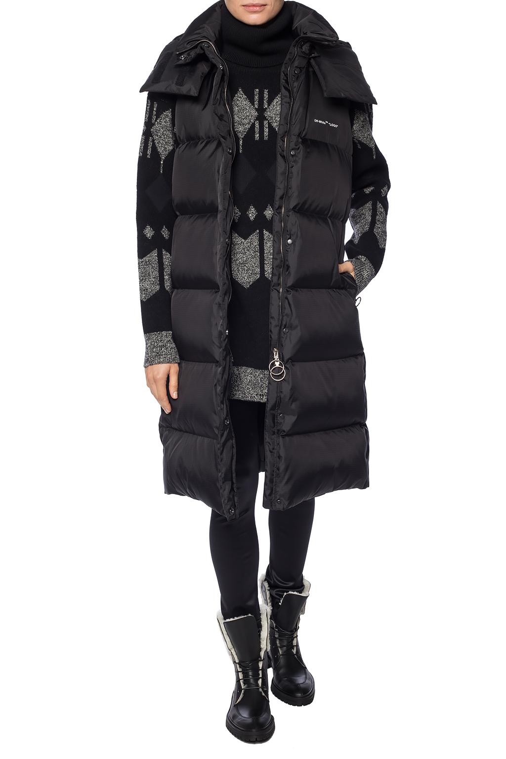 off white puffer vest