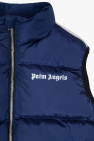 Palm Angels Kids NAVY BLUE Vest with logo