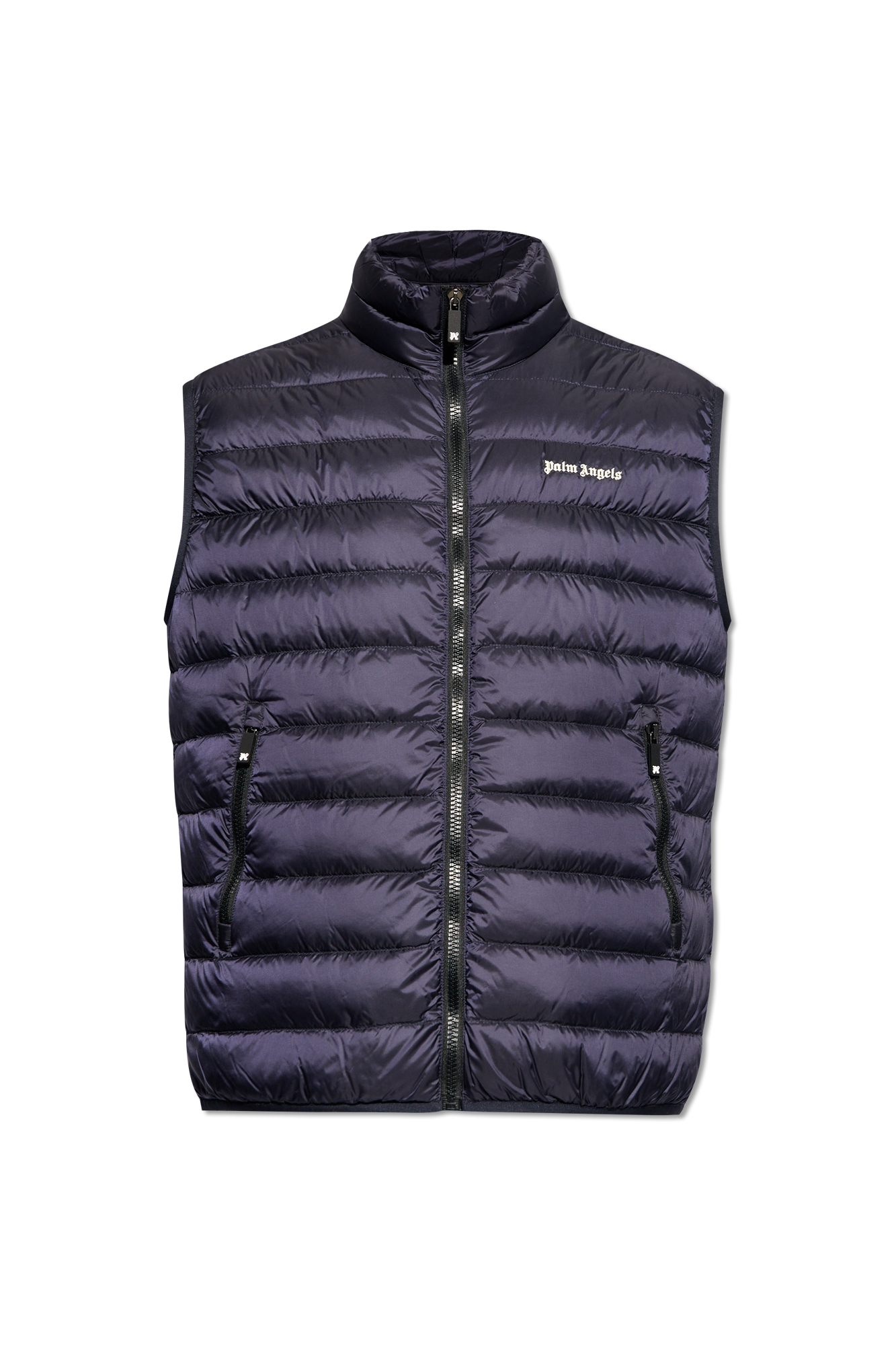 Palm Angels Quilted vest with logo