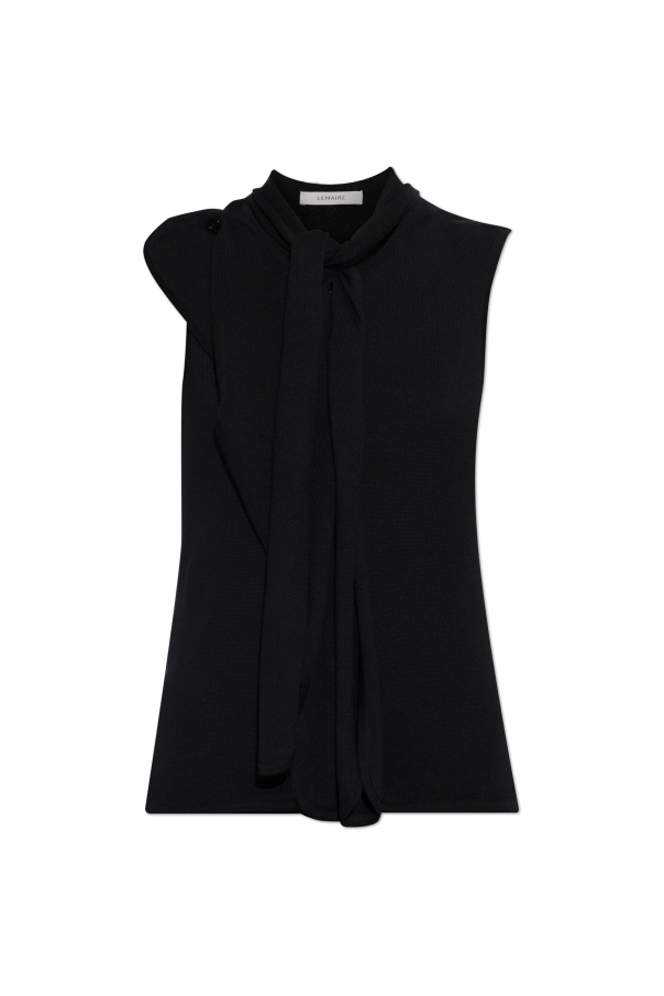 Vest with asymmetric fastening od Lemaire