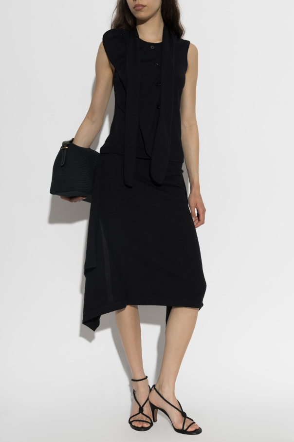 Lemaire Vest with asymmetric fastening