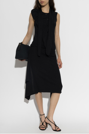 Vest with asymmetric fastening od Lemaire