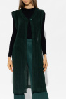 Issey Miyake Pleats Please GREEN Openwork vest