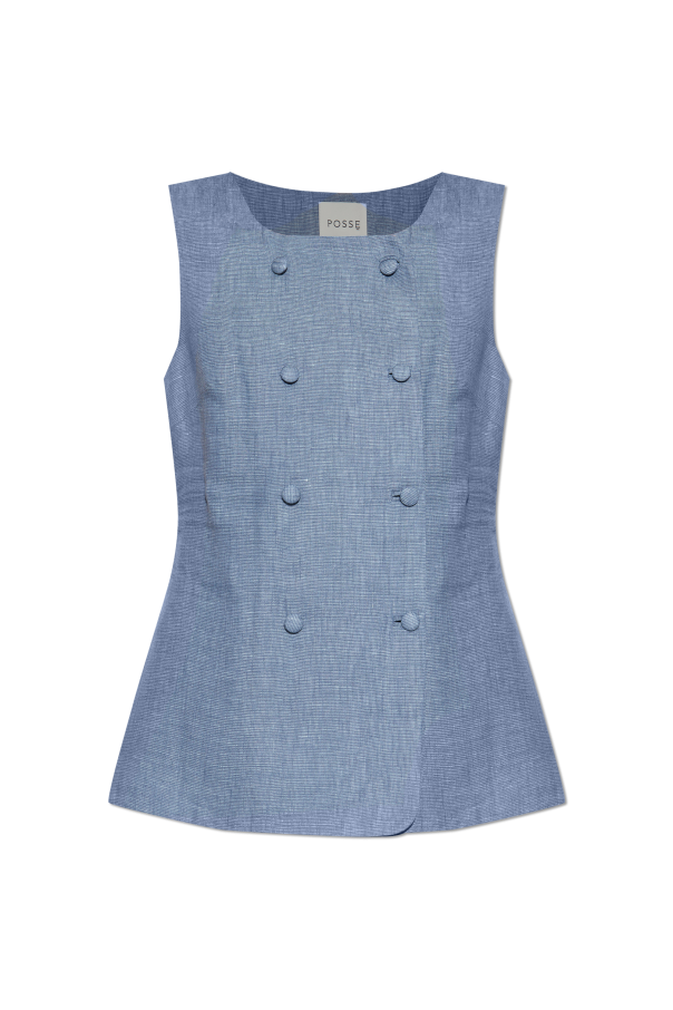 Linen vest ‘Thea’, zdjęcie 1 Linen vest ‘Thea’ od Posse