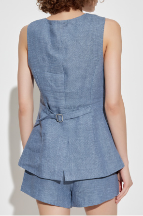 Posse Linen vest ‘Thea’