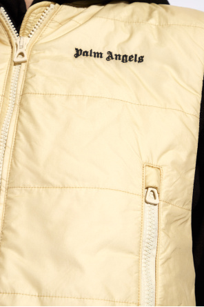 Palm Angels Puffer vest with logo