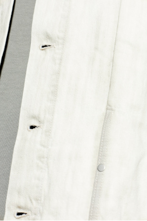 Rick Owens Jeansowa kamizelka z surowym wykończeniem